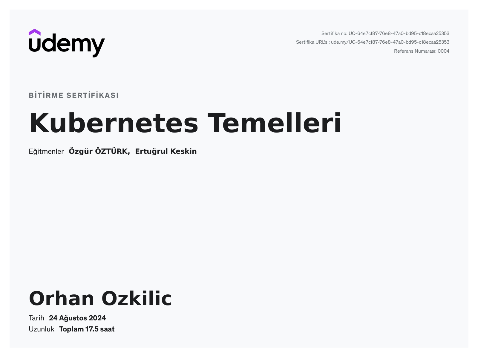 Kubernetes Temelleri
